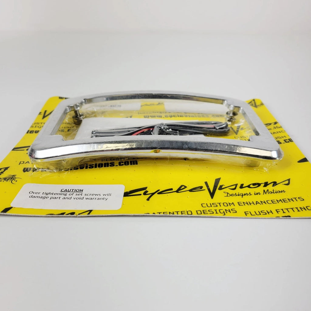 Beveled Light License Plate Frame for (CV4617)