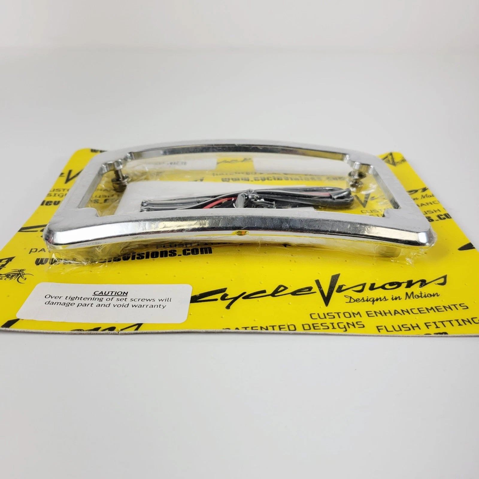 Beveled Light License Plate Frame for (CV4617)