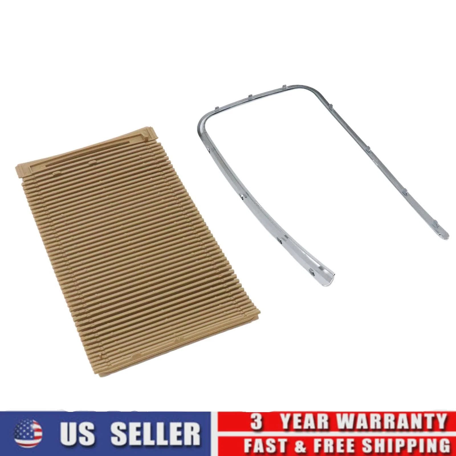 Front Center Console Roller Blind Cover & Plating Trim for Buick Lacrosse (2009–2013)