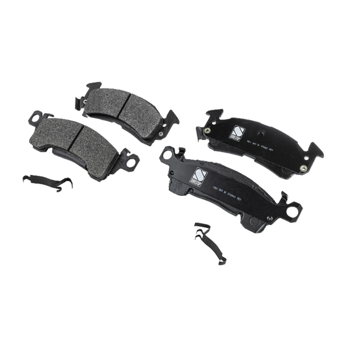 Set of 4 Brake Pads for Pontiac LeMans (1975–1977) Front 2-Wheel