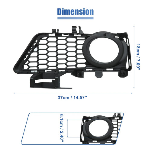 1 Pair Car Fog Light Grille Cover for BMW 3 SERIES