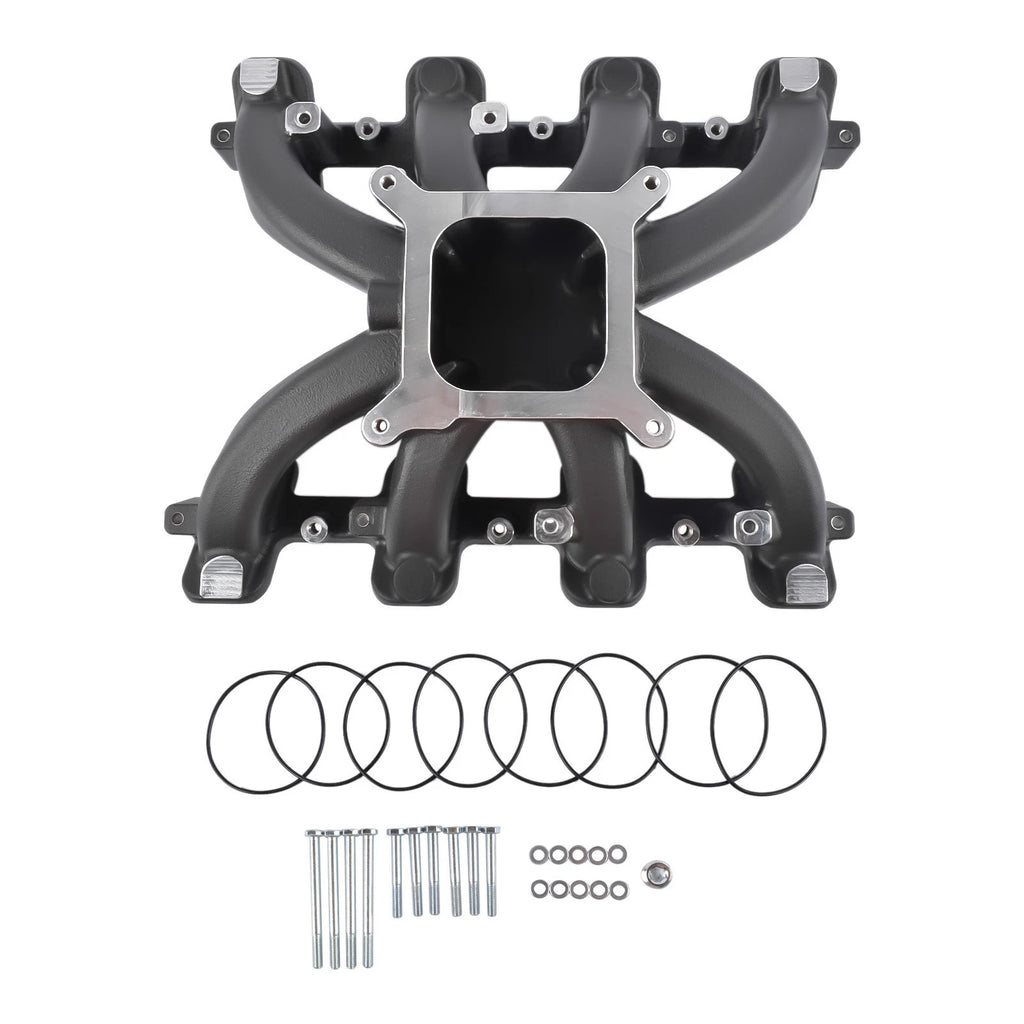 Single Plane Carb Intake Manifold for GM LS1/LS2/LS6 V8 (2500-7000)