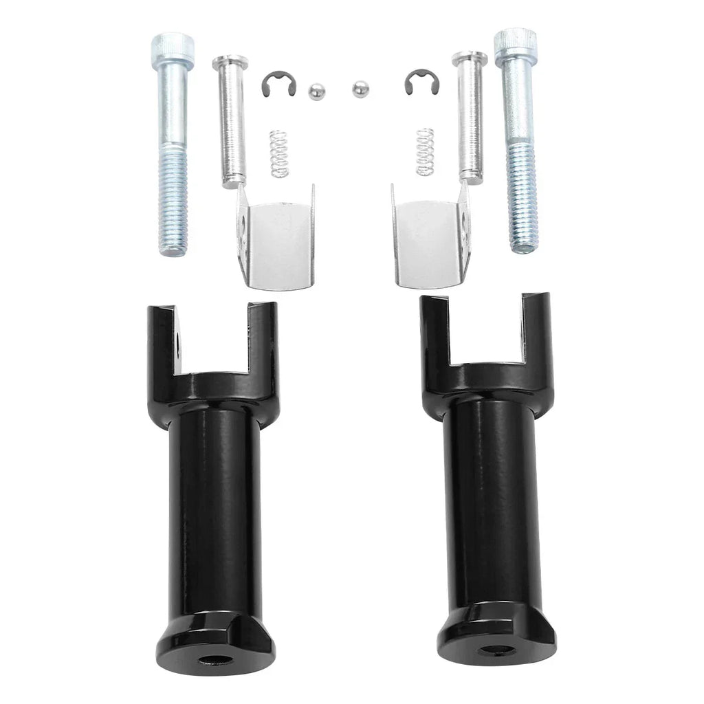 Driver & Passenger Footpegs Bracket for Harley Softail (2018-2025) Black