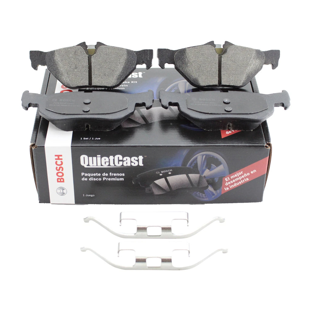Set of 4 Bosch QuietCast Rear Ceramic Brake Pads for BMW E82 E88 E84 E90 E91 E92 E93