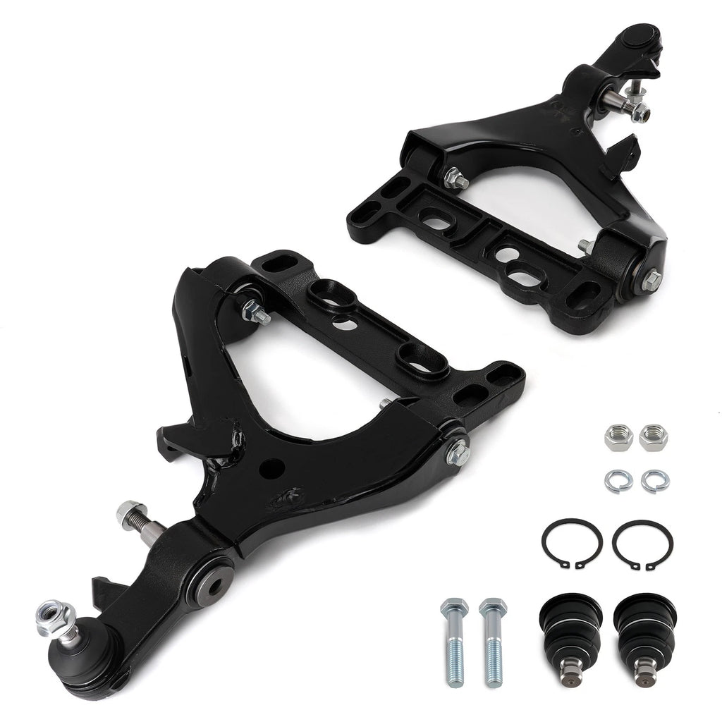 4X Front Lower Control Arms with Ball Joint for GMC Envoy Trailblazer (2004–2007)