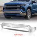 Chrome Steel Front Bumper for Chevy Silverado 1500 (2022–2023)