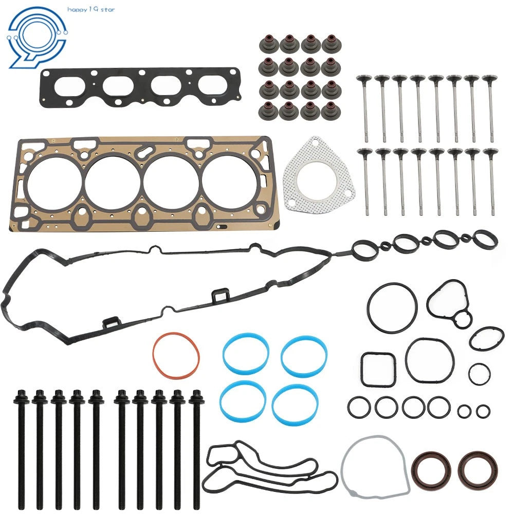 Head Gasket Bolts & Intake Exhaust Valves for Chevrolet Cruze Sonic (2011–2017)