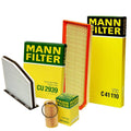 Mann Oil Air Cabin Filter Service Kit for Audi A3 Eos GTI Jetta Passat (2006–2016)