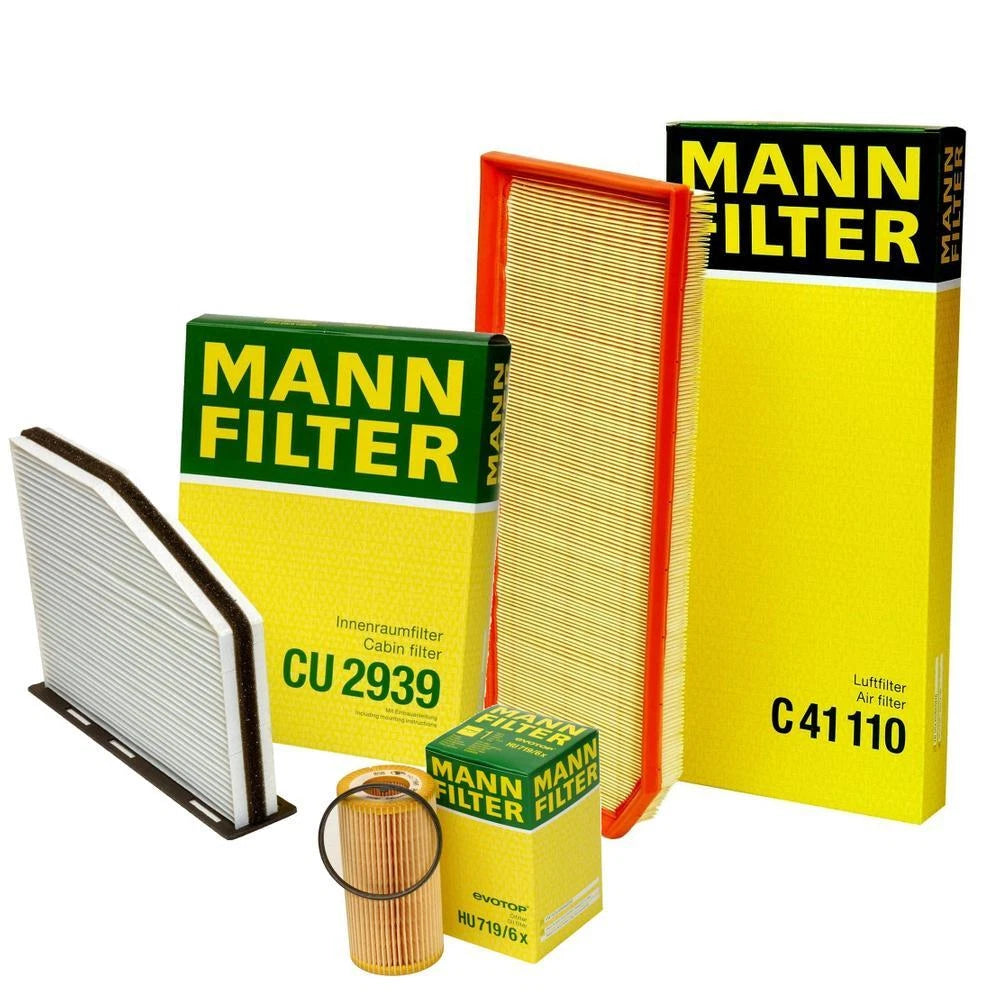 Mann Oil Air Cabin Filter Service Kit for Audi A3 Eos GTI Jetta Passat (2006–2016)
