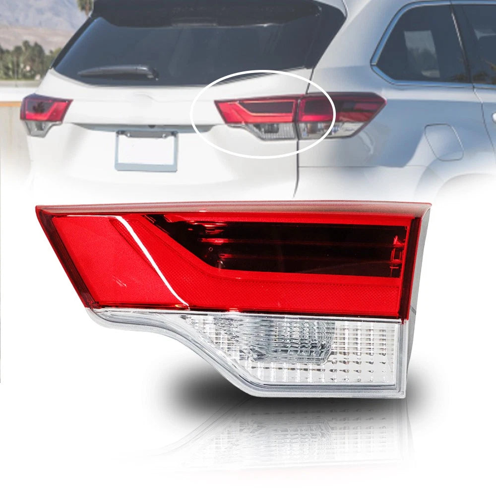 Passenger Side LED Red Brake Tail Light for Toyota Highlander (2017–2019)