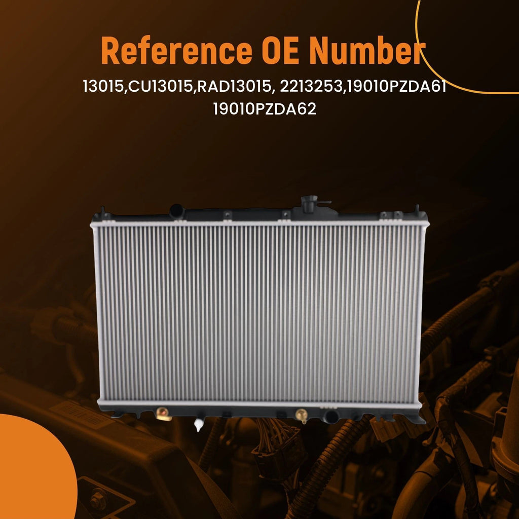 Aluminum Engine Coolant Radiator for Honda Element 2.4L AT (2007–2011)