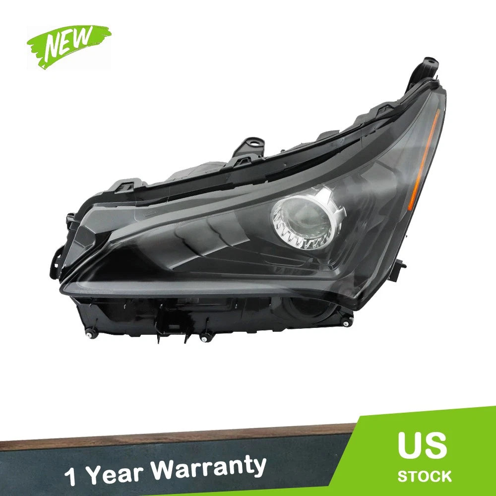Left Headlight Assembly for Lexus NX200t NX300 NX300h (2018–2021) Clear LED