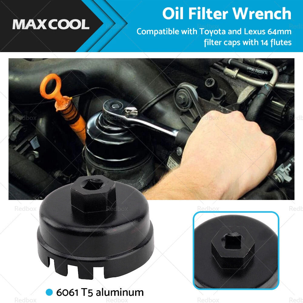 Oil Filter Wrench Cap Tool for Toyota RAV4, Lexus Camry
