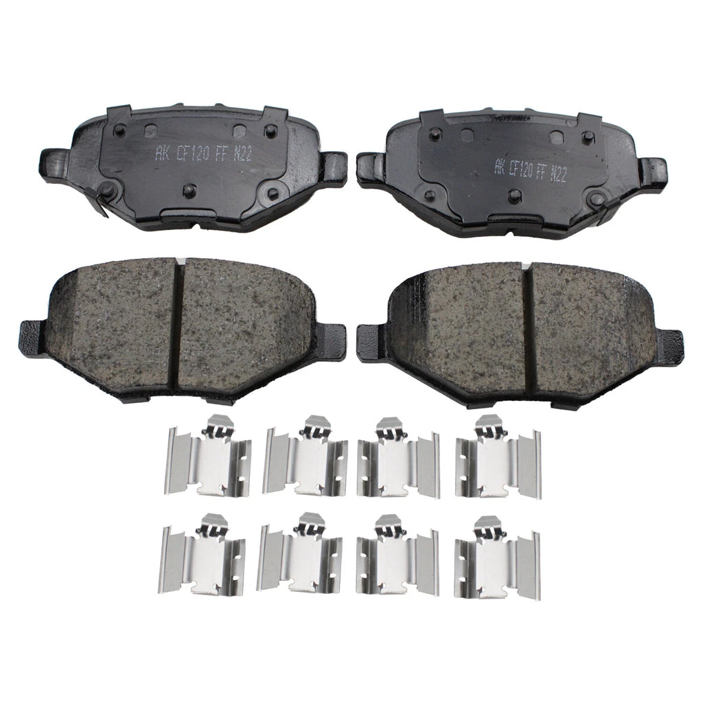 Akebono ProACT Rear Ceramic Disc Brake Pads for Chrysler Dodge Ford Lincoln VW (2000–2023)