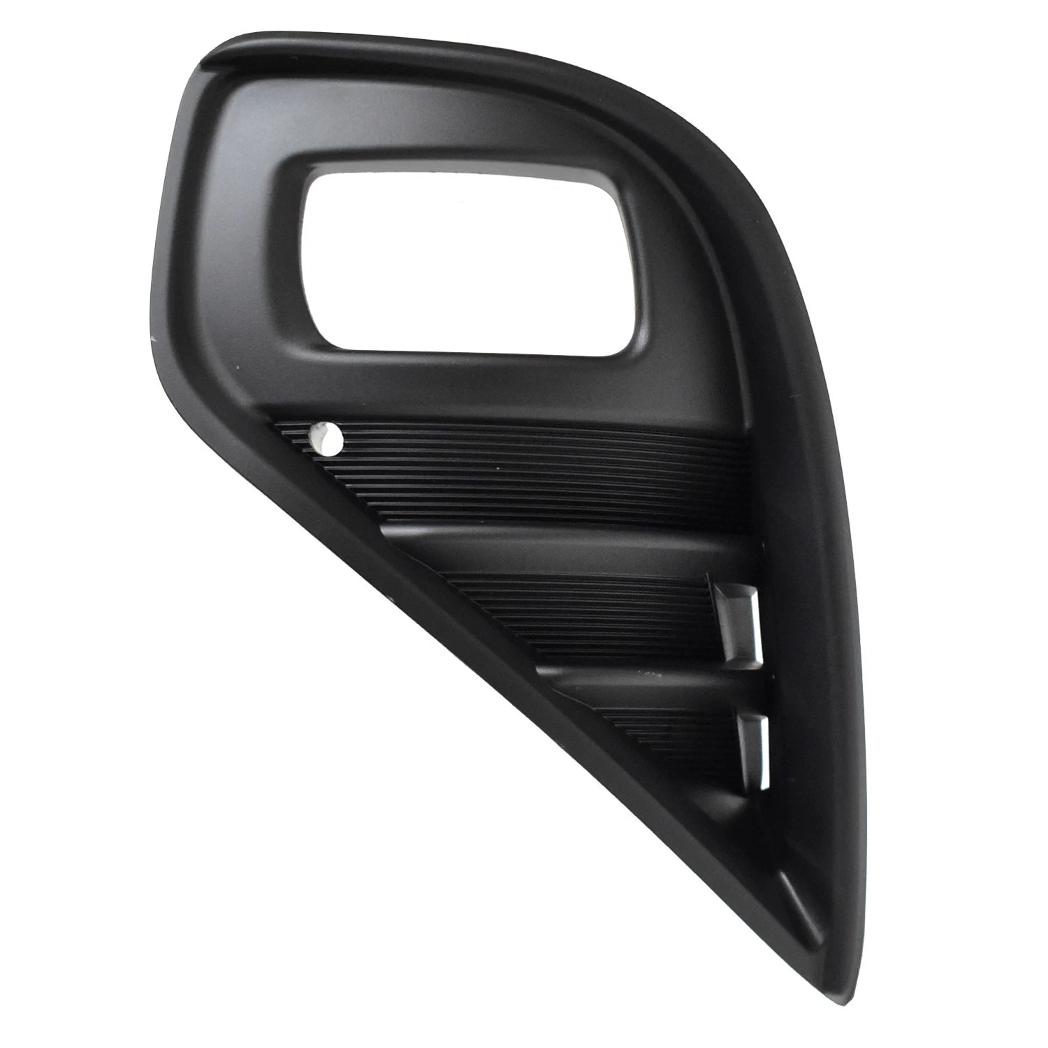 Replacement Black Textured Polypropylene Front Driver Side Fog Light Bezel