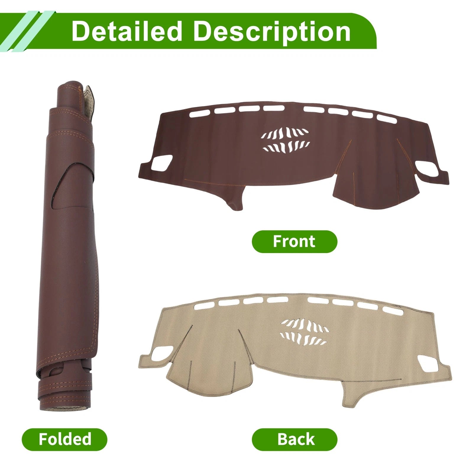 Dashboard Cover for BMW F25 (2011–2016) Dash Mat Carpet Brown