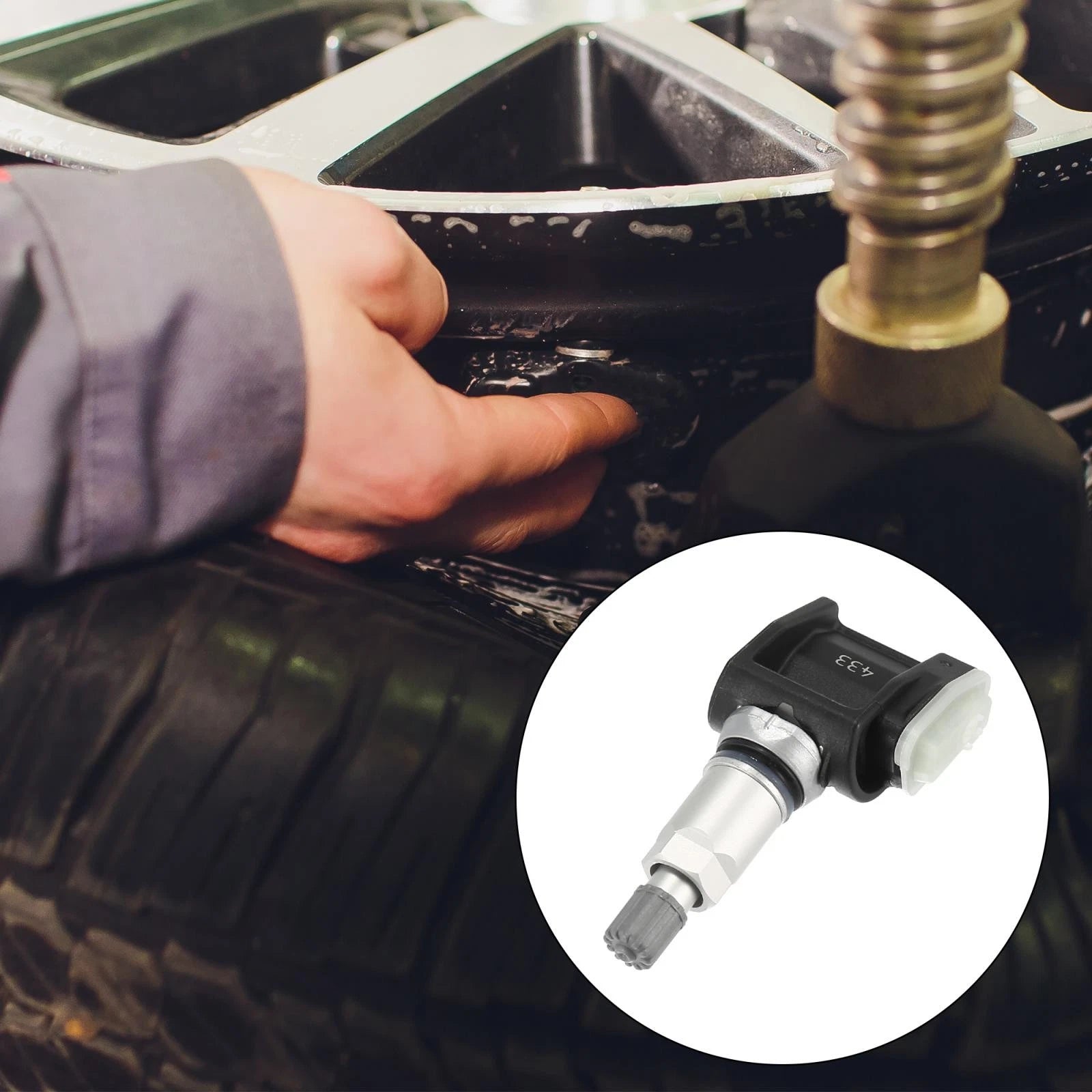 Tire Pressure Monitor System Sensor 36106887147 433MHz for BMW X5 X4 (2019–2021)