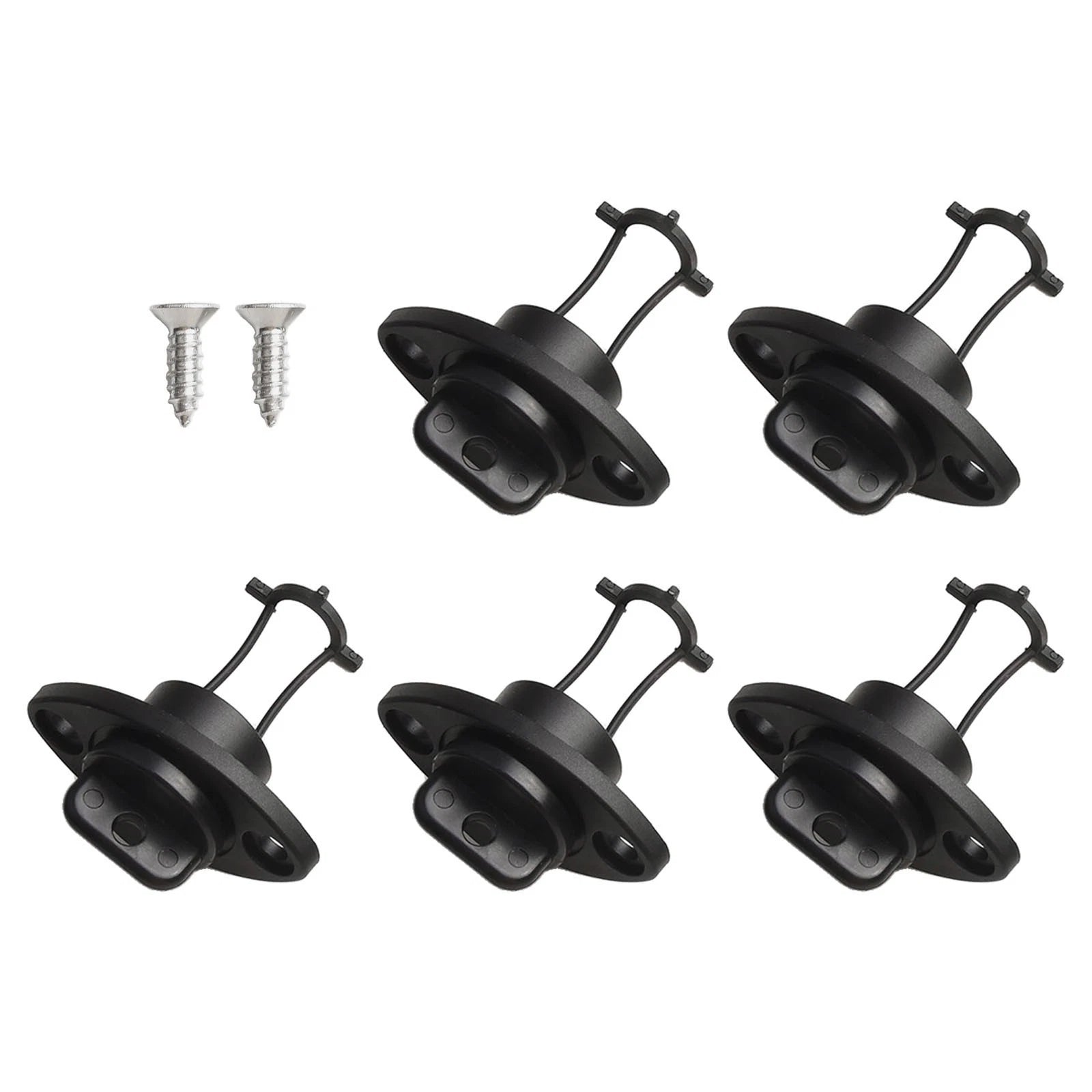Drain Kit with Screws for Canoes, Boats, and Kayaks