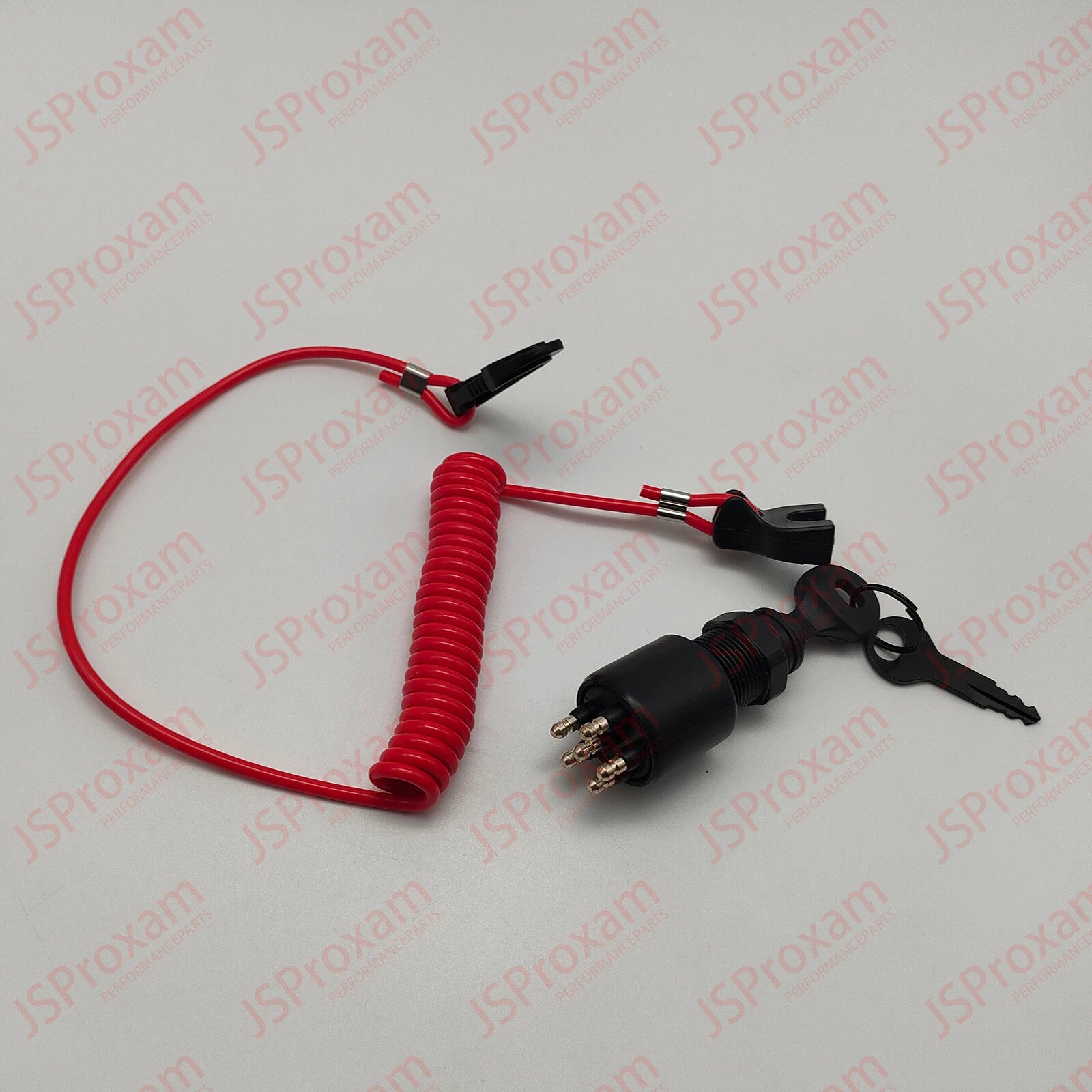 Ignition Key Switch Safety Lanyard for Evinrude Johnson OMC (5005801, 175974)