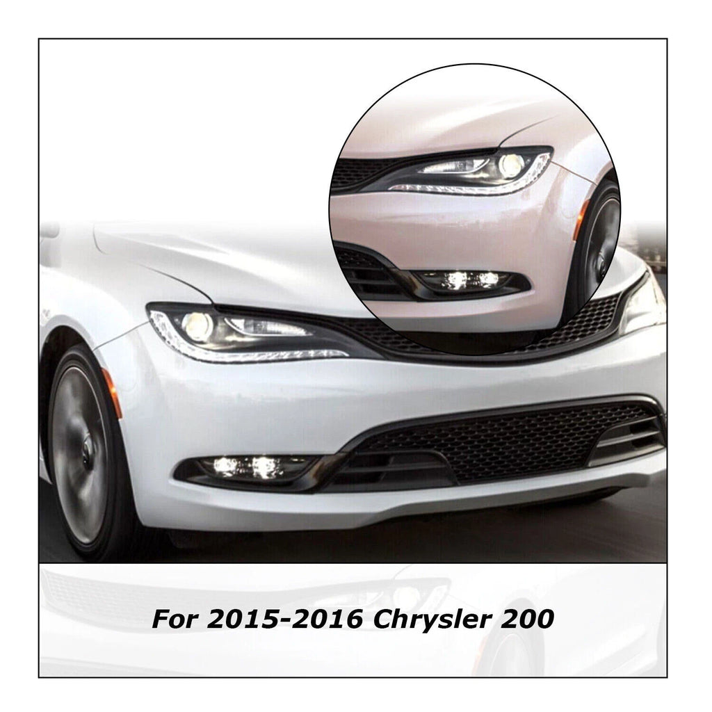 Set of 2 LED Fog Lights for Chrysler 200 (2015–2016)