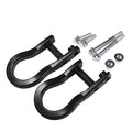 2Pcs Black Tow Hooks for Chevrolet GMC Silverado Sierra 1500 (2007–2019) 84072463