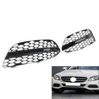 Bumper Fog Light Grilles Cover for Mercedes Benz C Class (2015–2018)