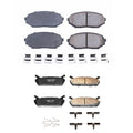 PowerStop Z17 Low-Dust Ceramic Disc Brake Pads Kit for Mazda Miata (1990–2005)