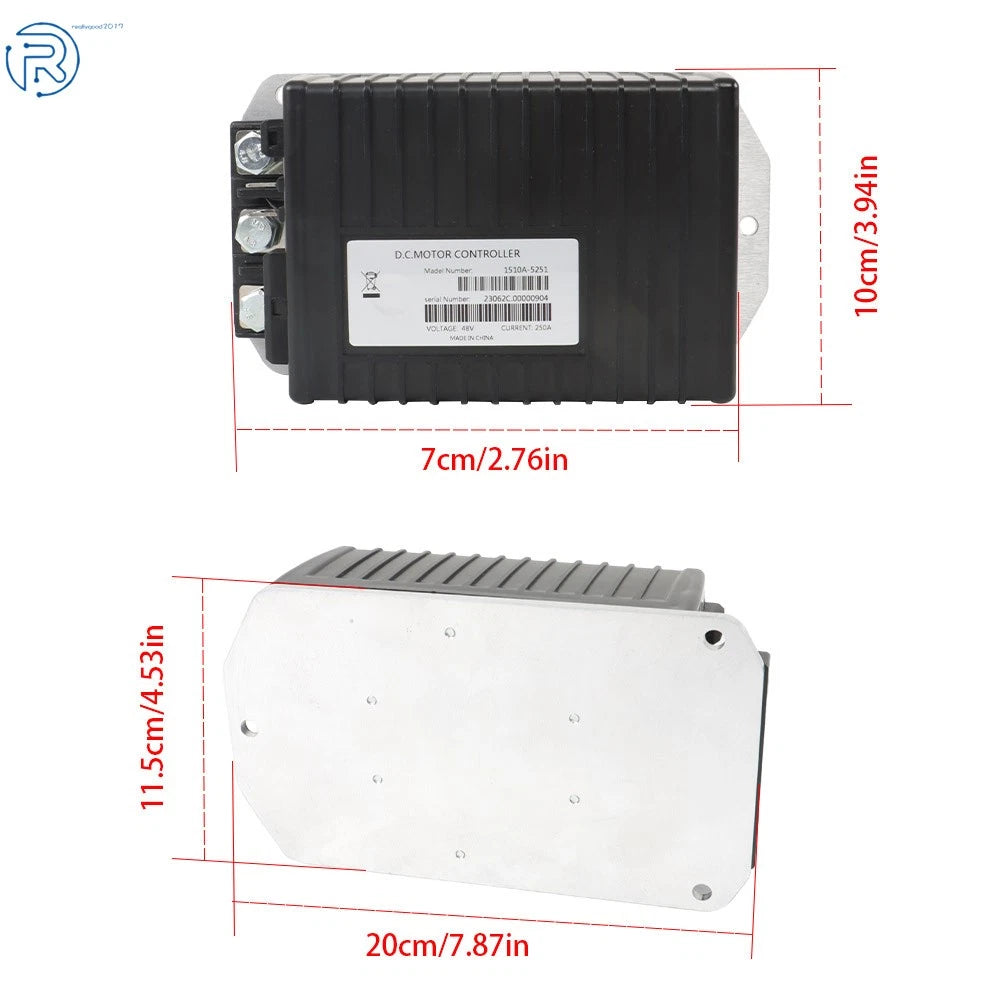 48V 250A Controller for Club Car DS (2000-2023)