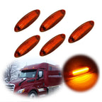Set of 5 LED Roof Clearance Marker Lights for Freightliner Cascadia