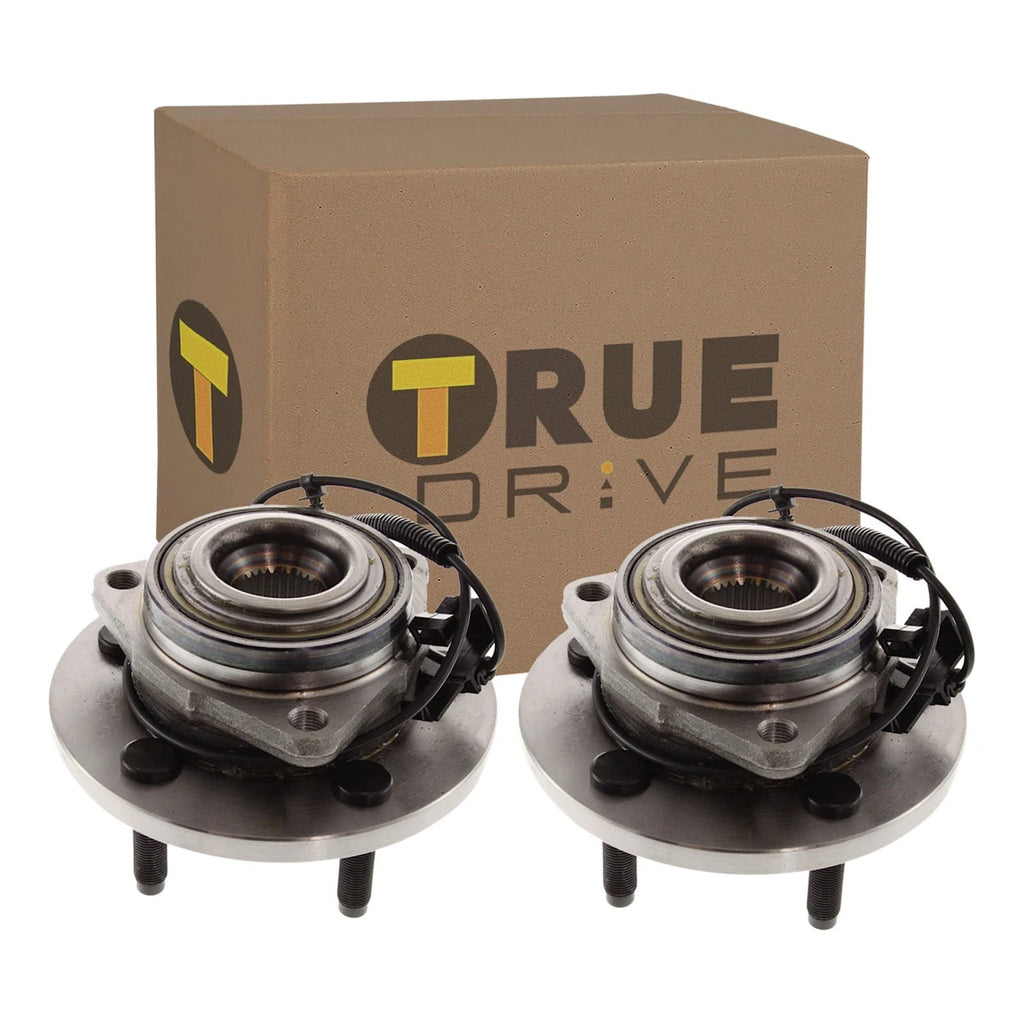 Set of 2 Front Wheel Hubs for 4-Wheel ABS Vehicles