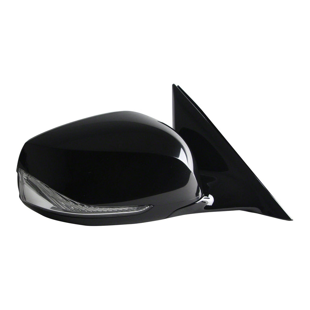 Replacement Ready to Paint Passenger Power Door Mirror w/o Around View Monitor
