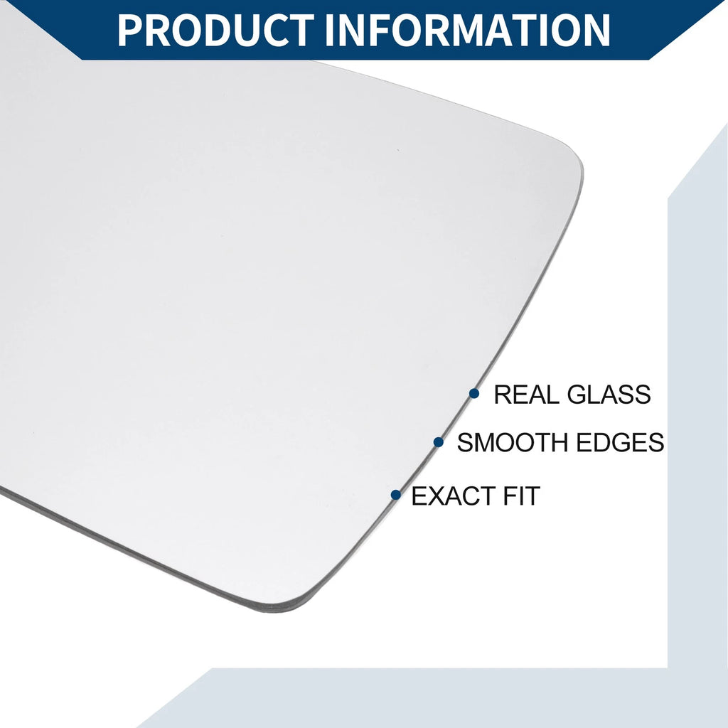 Left Side Mirror Glass Replacement for Volkswagen Polo (2017–2023)