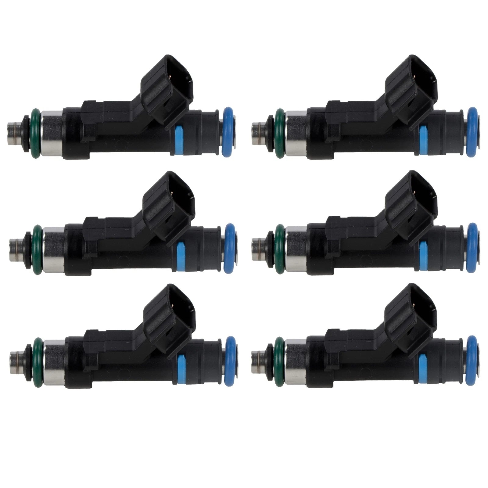 Set of 6 Fuel Injectors for Dodge Jeep Mitsubishi Ram 3.7L V6 (2002–2011)