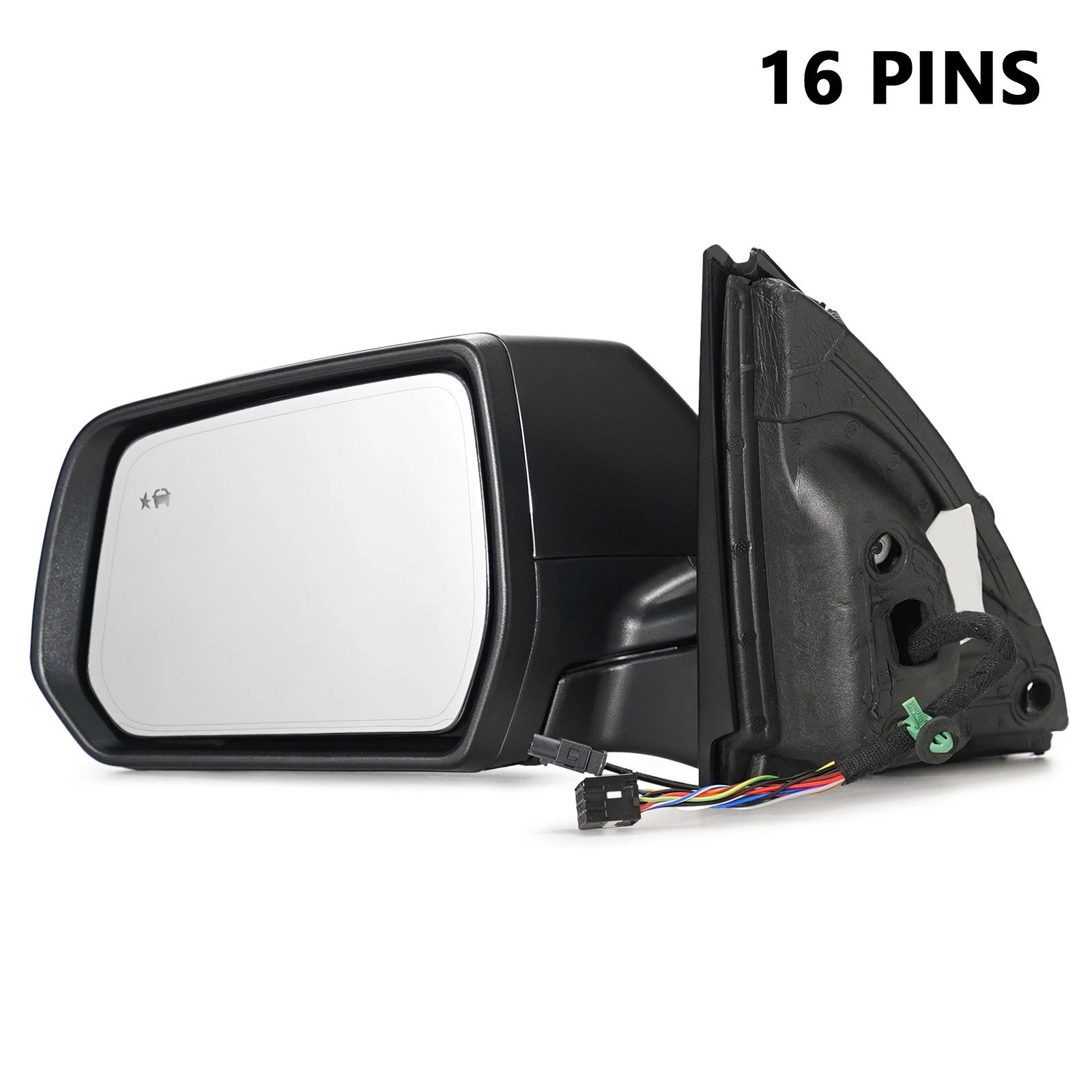 Side Mirror for Chevy Traverse (2022–2024) w/ Turn Signal, BSD, Camera, 16 Pin