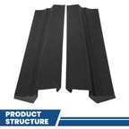 Set of 11 Bumper Fillers for Cadillac Eldorado (1979–1985) Black