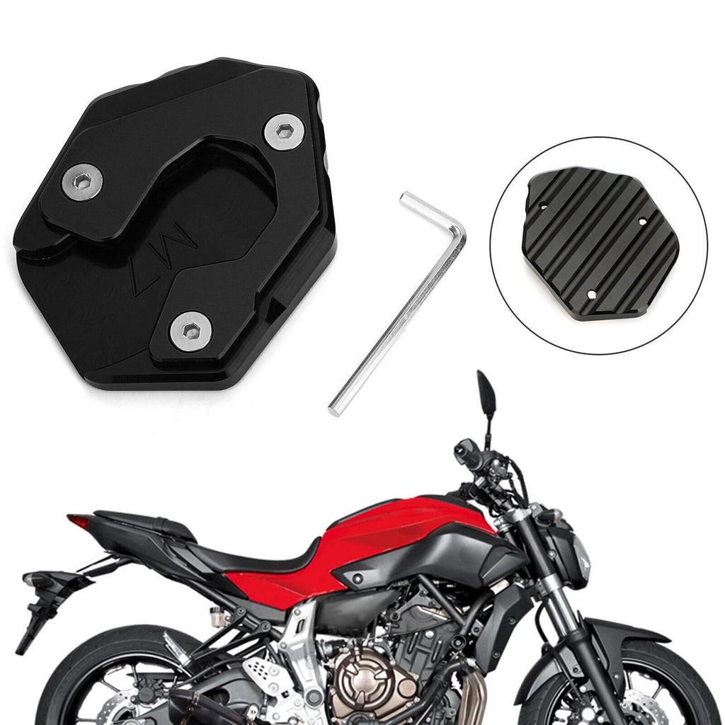 Side Stand Extension for Yamaha MT-07 FZ-07 (2014–2023) - Black