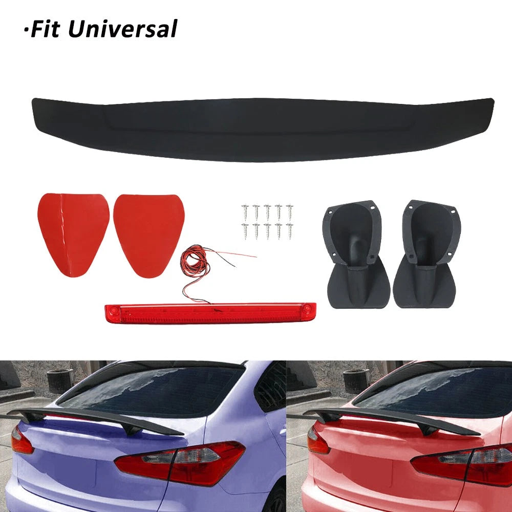 52" Rear Trunk Spoiler Wing for Universal Cars (LED)