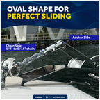 316 Stainless Steel Boat Anchor Swivel for 1/4" to 5/16" Chain