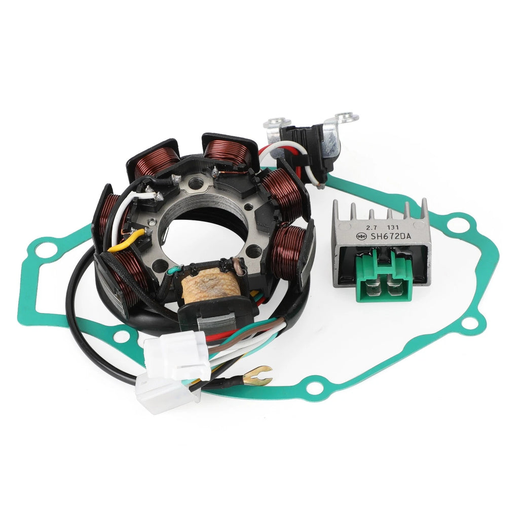 Stator, Voltage Rectifier, Gasket for Yamaha TTR125 (2003–2022)