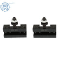 Set of 2 Piston Type Quick Change Tool Post Holders for Swing Dia 12"