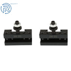 Set of 2 Piston Type Quick Change Tool Post Holders for Swing Dia 12"