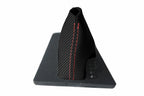 Carbon Fiber Automatic Shift Boot Cover for BMW E60 (2004–2007) Red Stitch