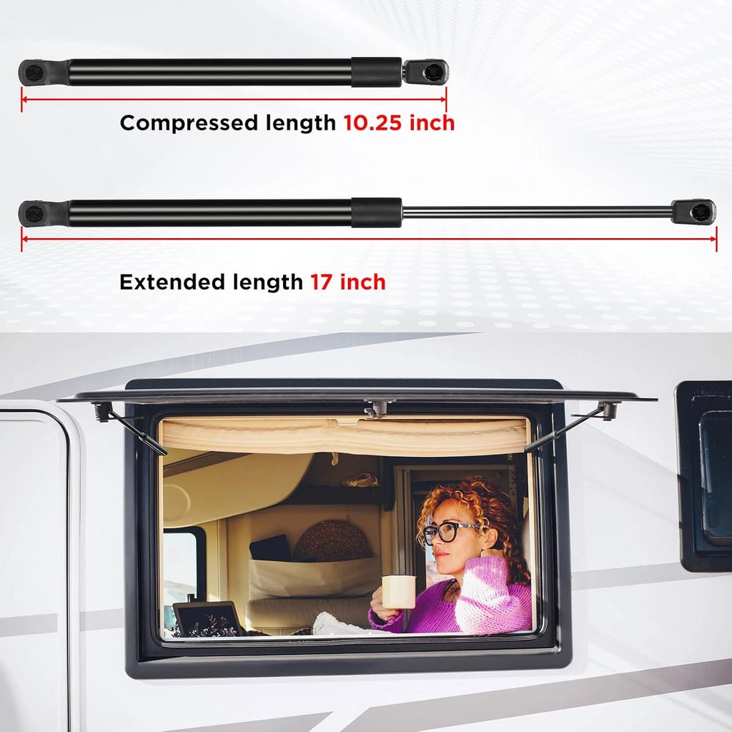 17" Gas Strut for Camper Shell Window Truck Topper (Fits Various Models)