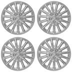 17' 15 Spoke Push-on Chrome Wheel Cover Hubcaps - Upgrade Your Auto XIEUH226