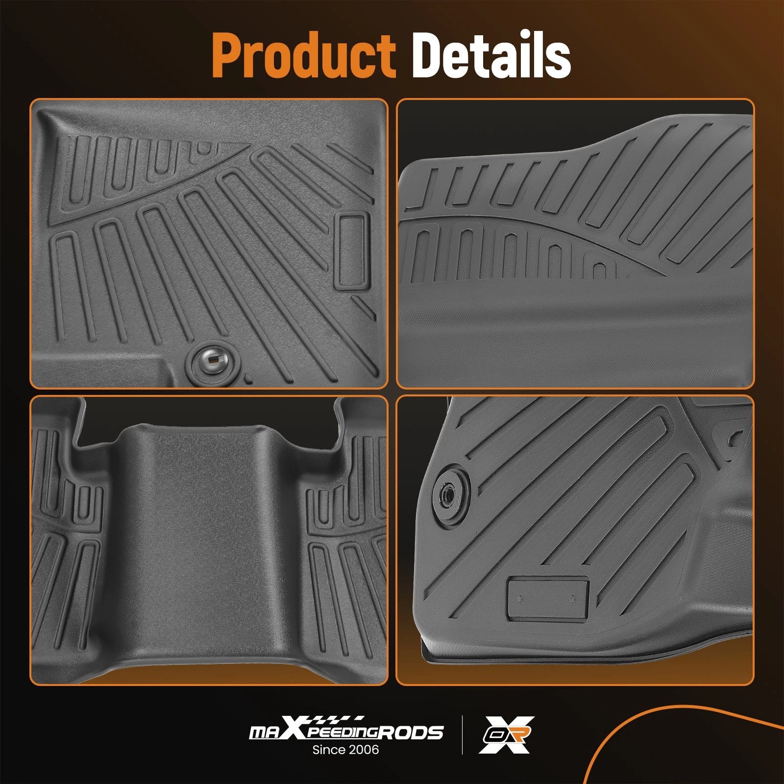 Set of 3D Floor Mats & Cargo Liner for Hyundai Tucson (2022–2025) Black