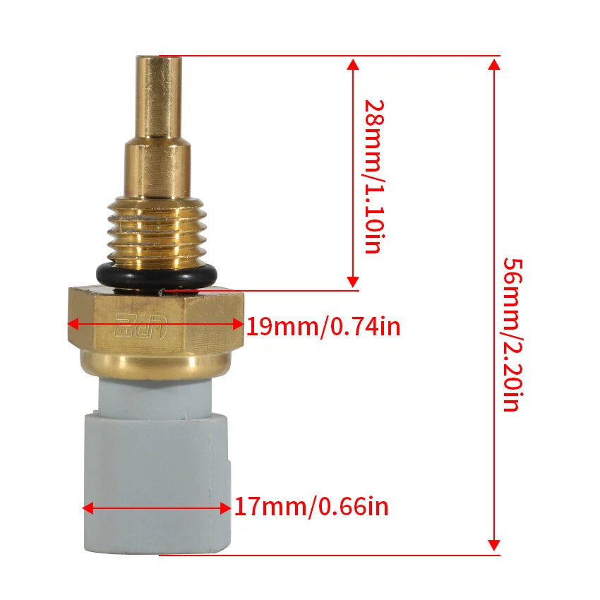 Water Temp Sensor for Honda CB1300 CBF600 CBR1100XX CB1000R CBR250R (2003–2023)