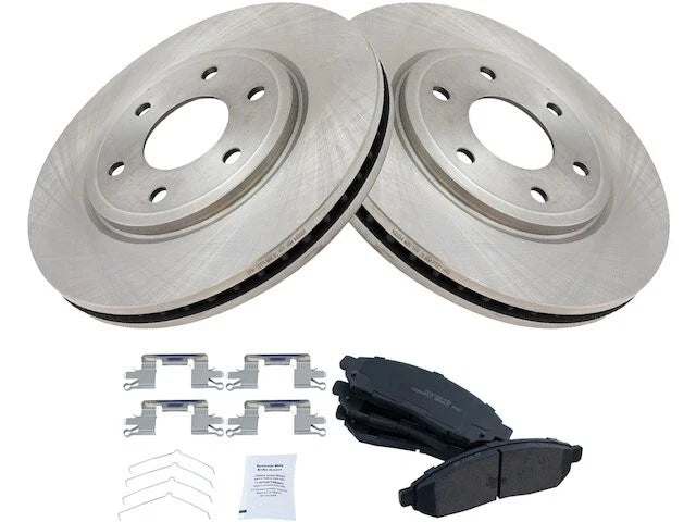 Front Brake Pad and Rotor Kit for Suzuki Equator (2009–2012) WW866TQ