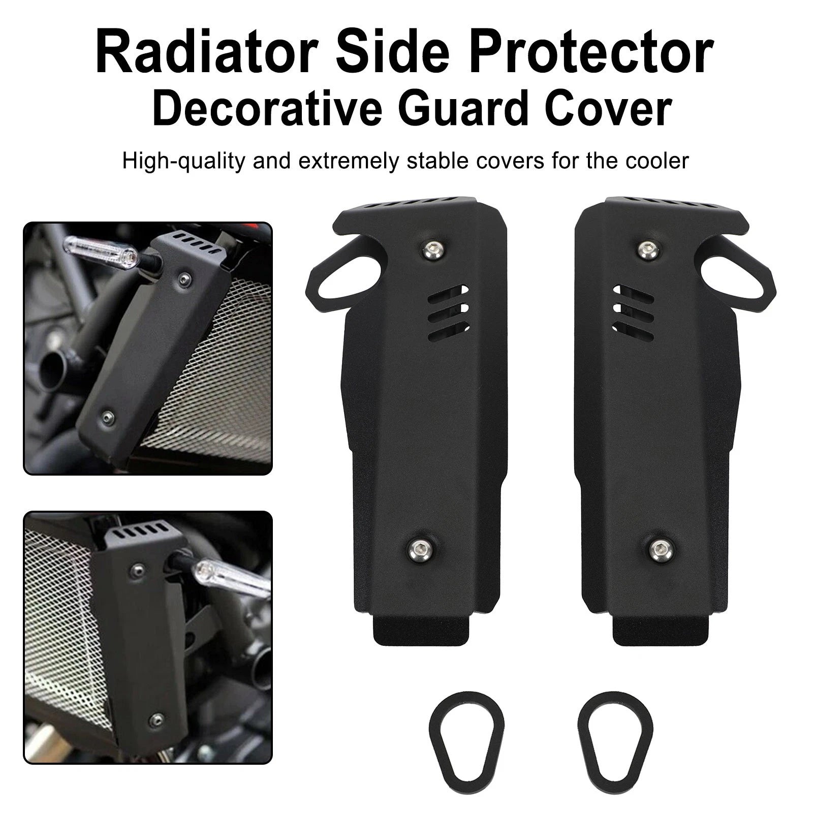 Radiator Side Protector Guard Cover for Yamaha MT-07 FZ-07 (2021–2022)