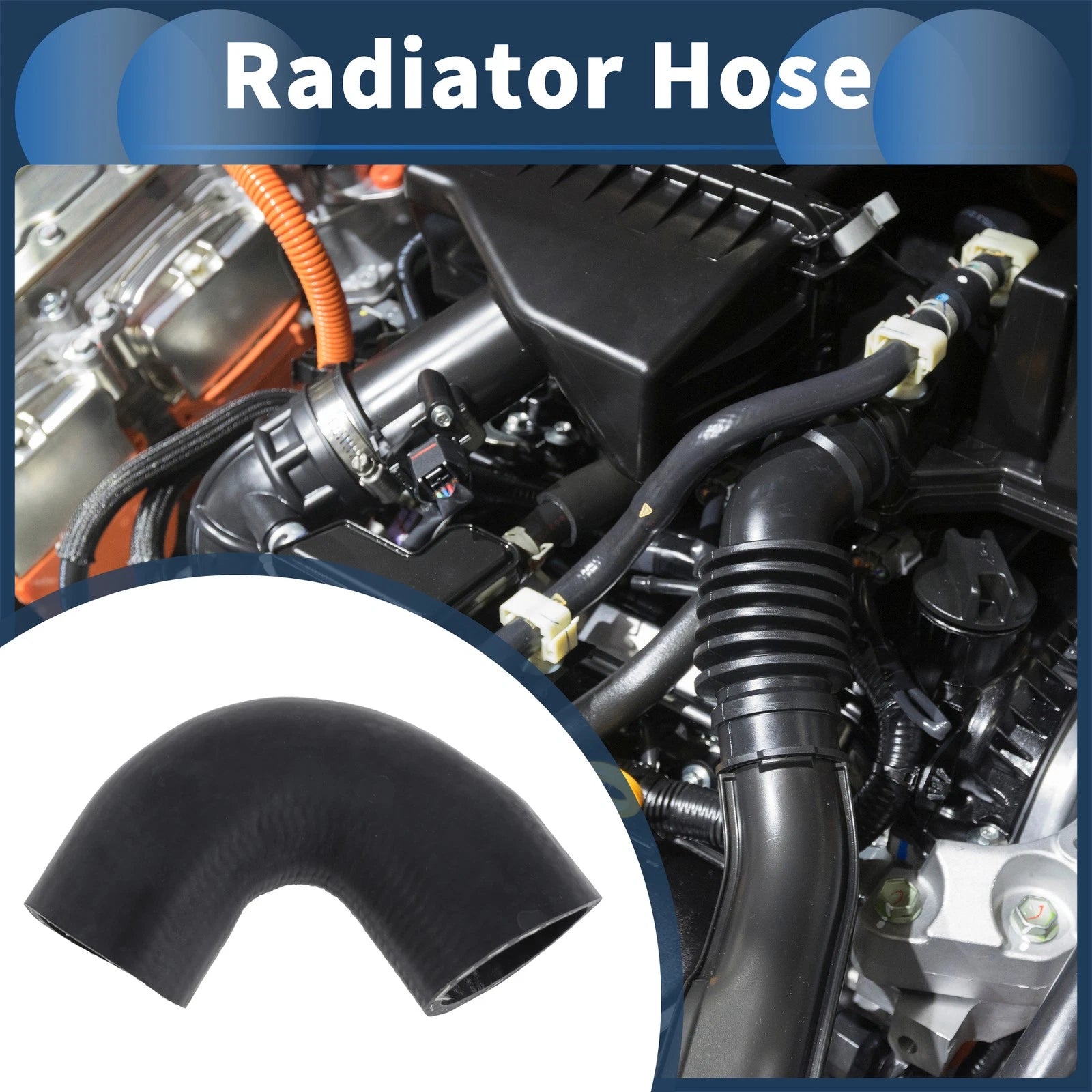 Radiator Hose for BMW X5 (2011–2013), X6 (2011–2014) No. 11537584630 Rubber