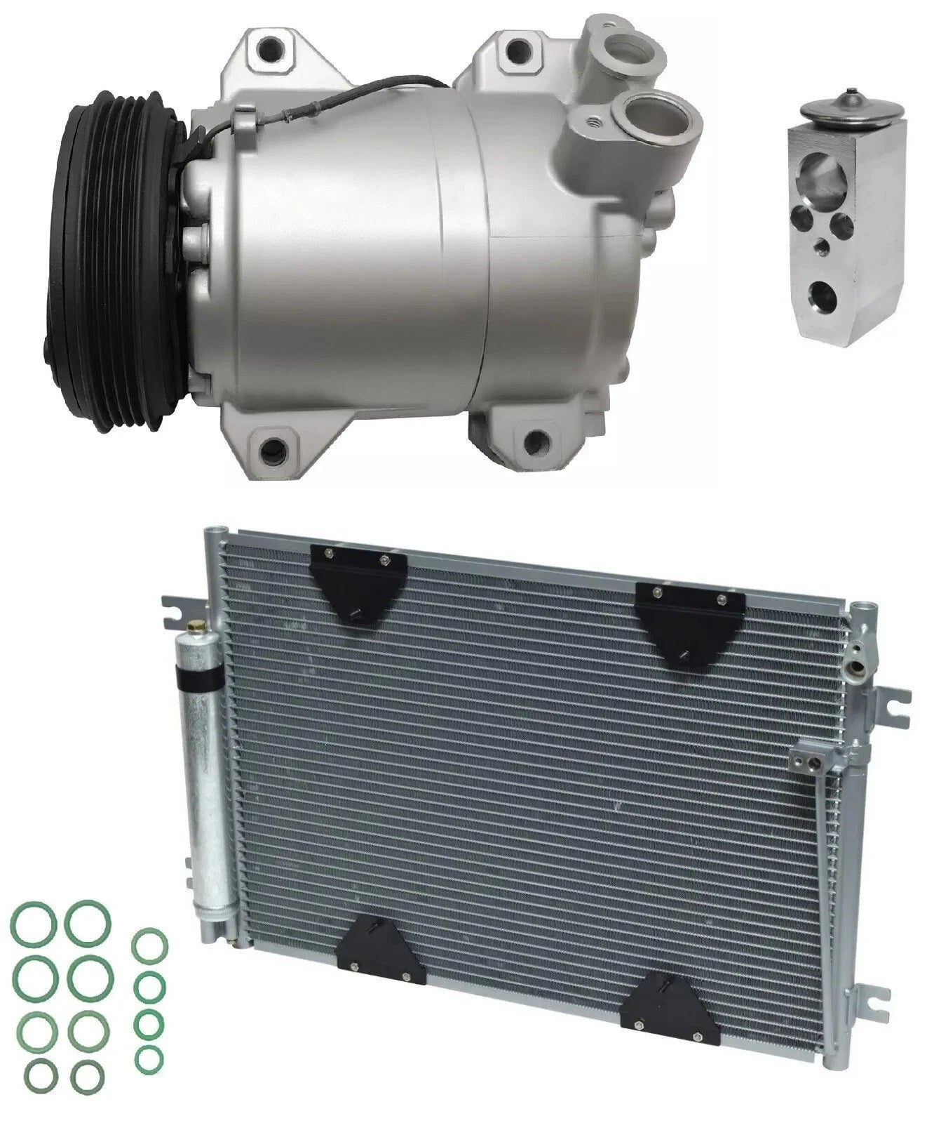 A C Compressor Kit With Condenser for Suzuki XL-7 2.7L (2004–2009)